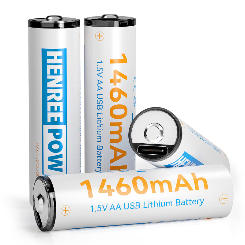 Henreepow 2200MWH 1.5V tip C aa baterii reîncărcabile