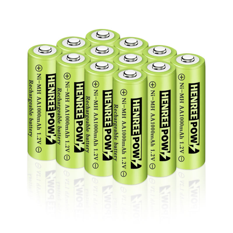 Henreepow 1.2V 600MAH AA NI-MH Baterii reîncărcabile