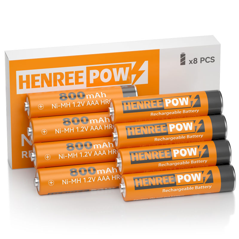 HENREEPOW AAA 800mAh 1.2V Capacitate mare Ni-MH Baterie reîncărcabilă